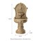 49.25''H Antique European Style Faux Granite Sculptural Multi-tiered Pedestal Polyresin Outdoor Floor Fountain with Pump and LED Light